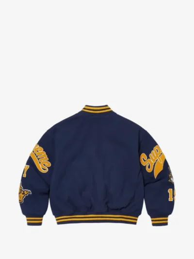 Supreme Veritas Patch Varsity Letterman Jacket