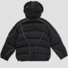 Supreme x Jordan Black Puffer Jacket