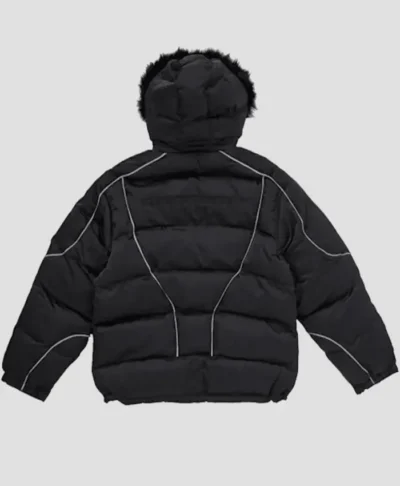 Supreme x Jordan Black Puffer Jacket