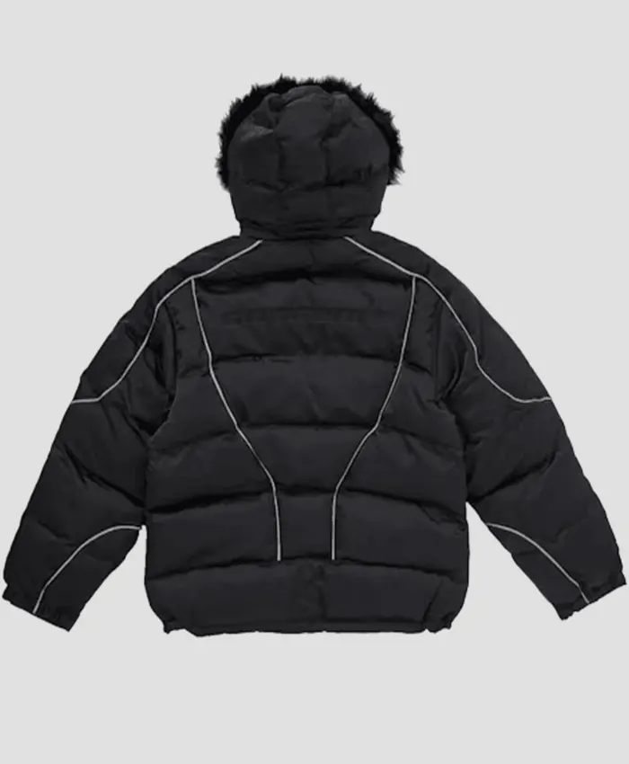 Supreme x Jordan Black Puffer Jacket