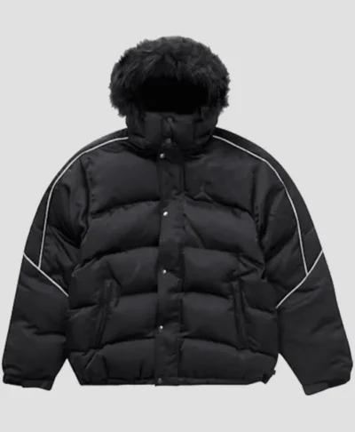 Supreme x Jordan Black Puffer Jacket