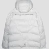 Supreme x Jordan White Puffer Jacket