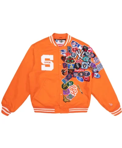 Supreme x New Era MLB Varsity Jacket