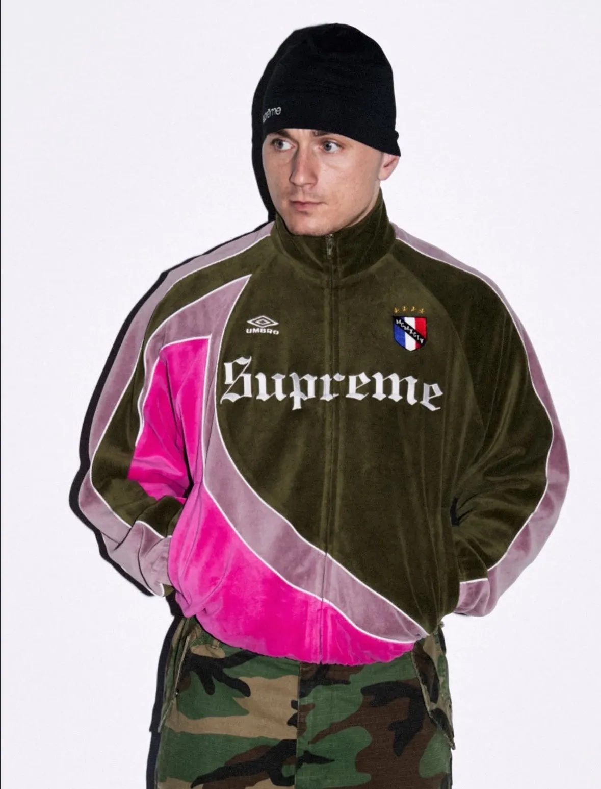 Supreme x Umbro Velour Track Jacket (2026)