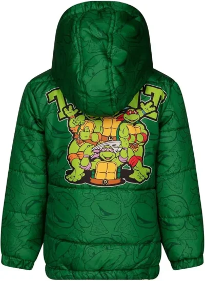 TMNT Boys Puffer Jacket