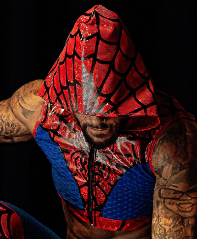 TNA Lockdown 2026 Trey Miguel Spider Man Vest