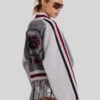 Team 85 Knitted Bomber Jacket