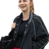 Ted Lasso S04 Faye Marsay Black Bomber Jacket