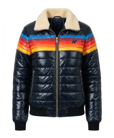 Ted Lasso S04 Rainbow Stripes Jacket