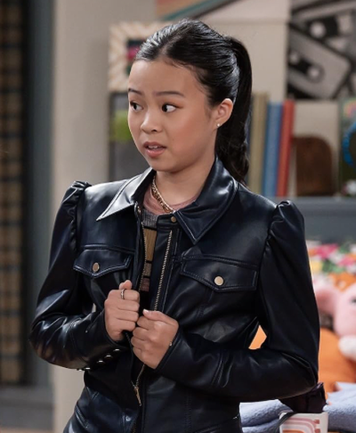 Teenage Vampire S01 Sophie Black Leather Jacket