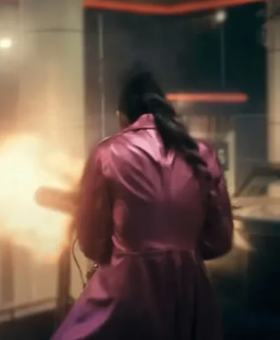 The Beekeeper 2024 Emmy Raver-Lampman Trench Coat