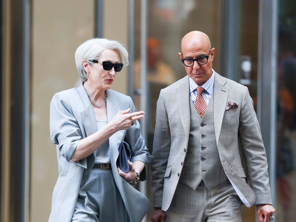 The Devil Wears Prada 2 Stanley Tucci Stripes Blazer