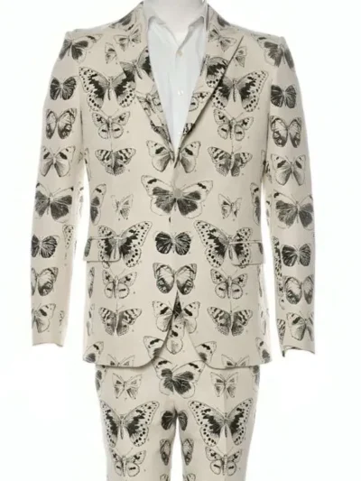 The Royals S03 Jake Maskall Butterfly Print Suit