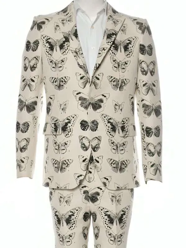 The Royals S03 Jake Maskall Butterfly Print Suit