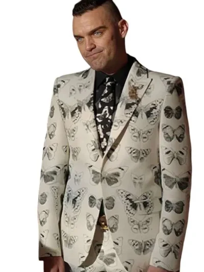 The Royals S03 Jake Maskall Butterfly Print Suit