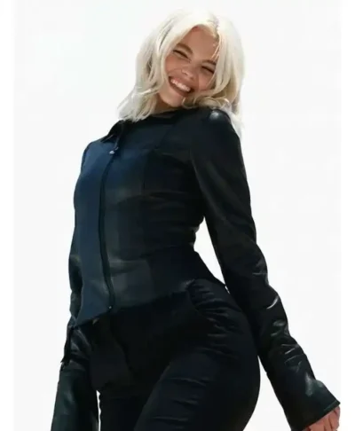 The Shards Hayes Warner Black Leather Jacket