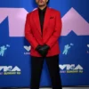 The Weeknd Red Suit