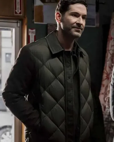 Tom Ellis CIA Quilted Jacket
