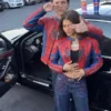 Tom Holland And Zendaya Spider-Man Leather Jacket