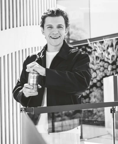 Tom Holland Aston Martin Black Satin Jacket