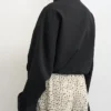 Topshop Bomber Mandarin Collar Jacket