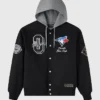 Toronto Blue Jays Black Insulated Twill Bomber Jacket