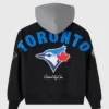 Toronto Blue Jays Black Insulated Twill Bomber Jacket