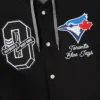 Toronto Blue Jays Black Insulated Twill Bomber Jacket
