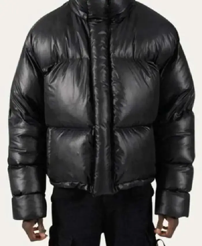 Trendt Vision Black Puffer Jacket - Image 2