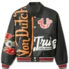 True Religion Men’s Von Dutch Leather Jacket