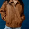 Urban Outfitters BDG Brown Leather Jacket