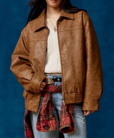 Urban Outfitters BDG Brown Leather Jacket