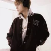 V True Champion Brown Varsity Jacket