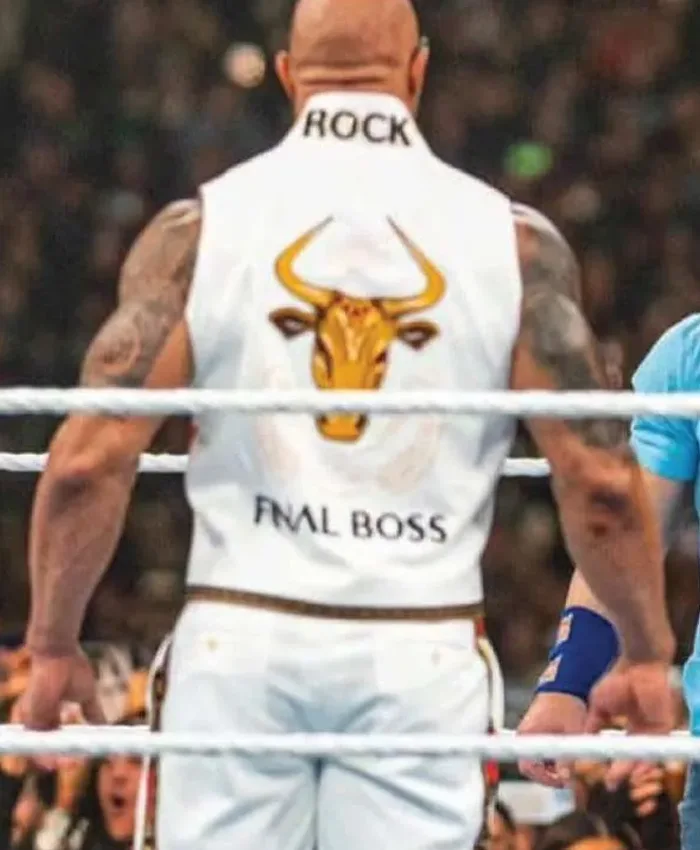 WWE WrestleMania 40 The Rock Vest