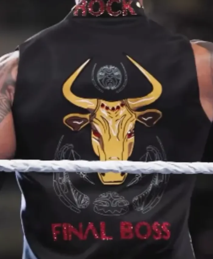 WWE WrestleMania 40 The Rock Vest