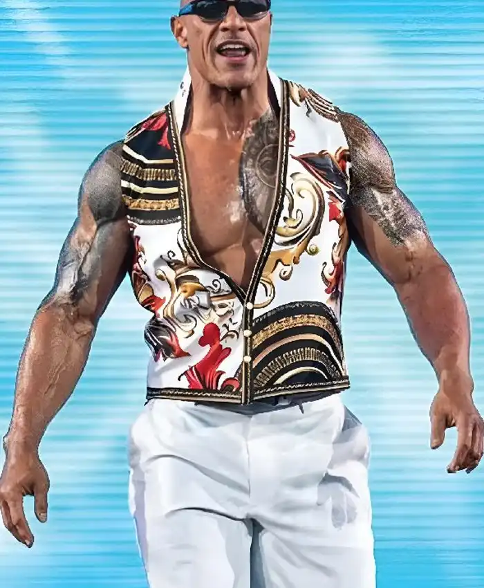 WWE WrestleMania 40 The Rock Vest