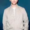 Wes Bentley Beige Bomber Jacket