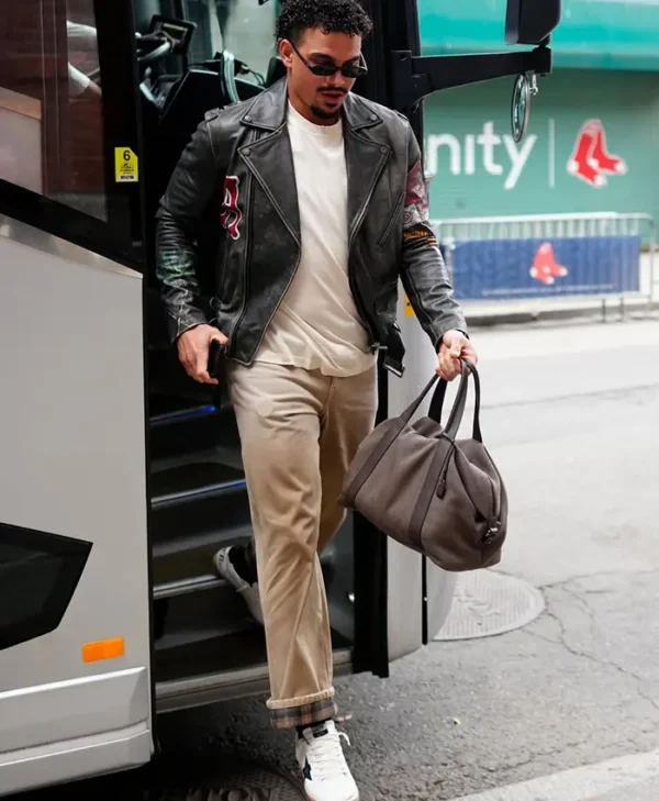 Willy Adames Custom Golden Gate Bridge Leather Jacket