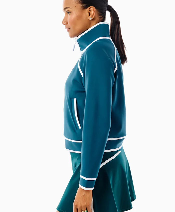 Women’s Philadelphia Eagles x Addison Bay Quarter-Zip Jacket - Image 3