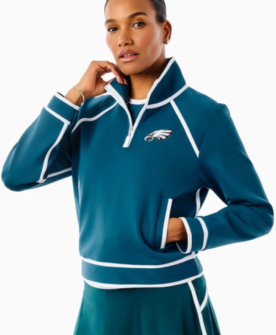 Women’s Philadelphia Eagles x Addison Bay Quarter-Zip Jacket
