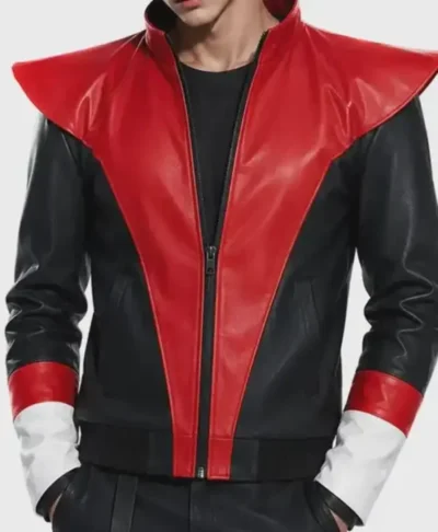 X-Men Nightcrawler Cosplay Leather Biker Jacket