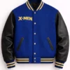 X-Men Wolverine Blue and Black Varsity Jacket