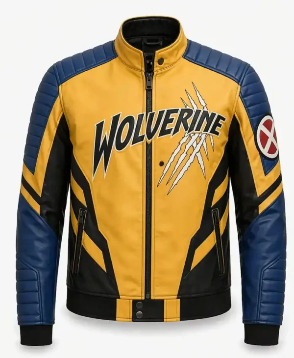 X-Men Wolverine Logan Yellow Blue Jacket