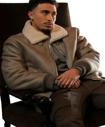 Xavier Smalls Beauty in Black Leather Jacket