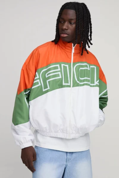 boohooMAN Colour Block Jacket