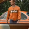 buy Kith for BMW 2026 Captain Orange Varsity Jacket