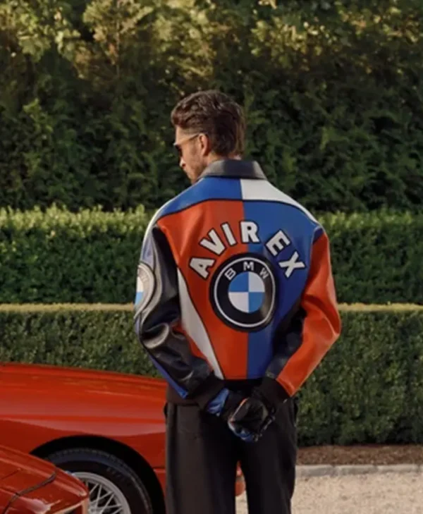 buy Kith for BMW Avirex Leather Racing Jacket