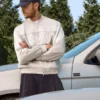 buy Kith for BMW Souvenir Titanium Silver Bomber Jacket