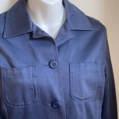 buy LL BEAN Cornflower Blue Cotton Twill Jacket