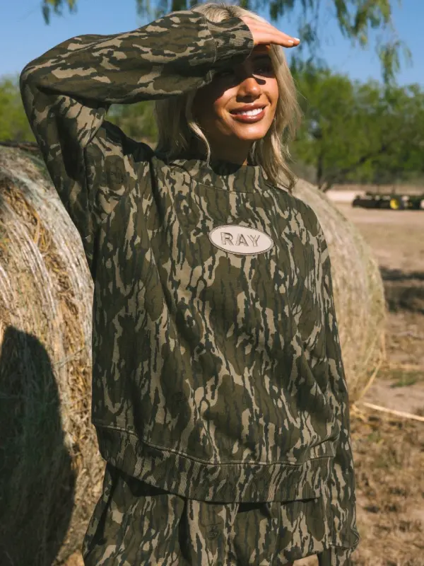 Mossy Oak Mock Neck Sweatshirt - Image 2